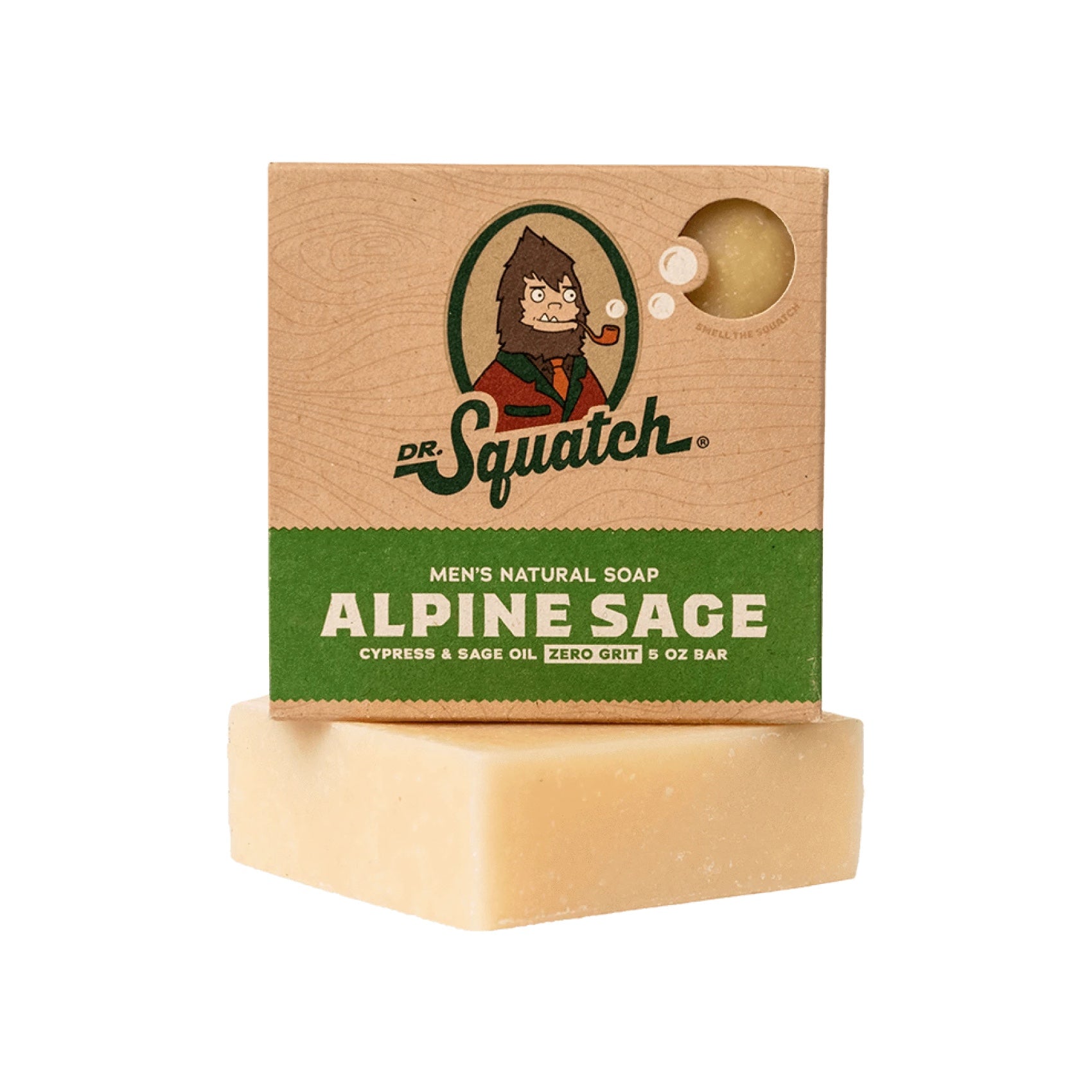 Dr. Squatch All Natural Bar Soap for Men, 5 Bar Variety Pack - Alpine Sage,  Bay Rum