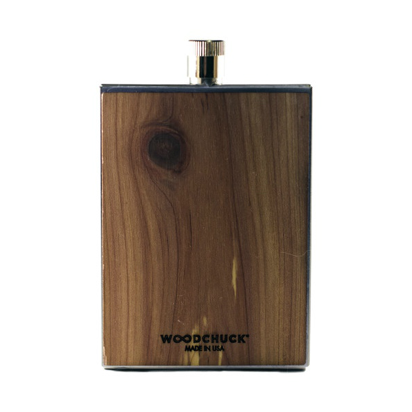 Stainless Steel & Wooden Flask | Made in America Back
