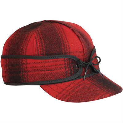 Stormy Kromer Original Cap Red/Black Plaid | Made in America