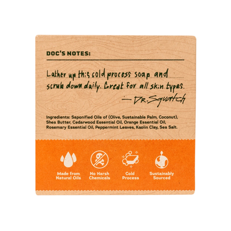 Dr. Squatch Bar Soap, Cedar Citrus