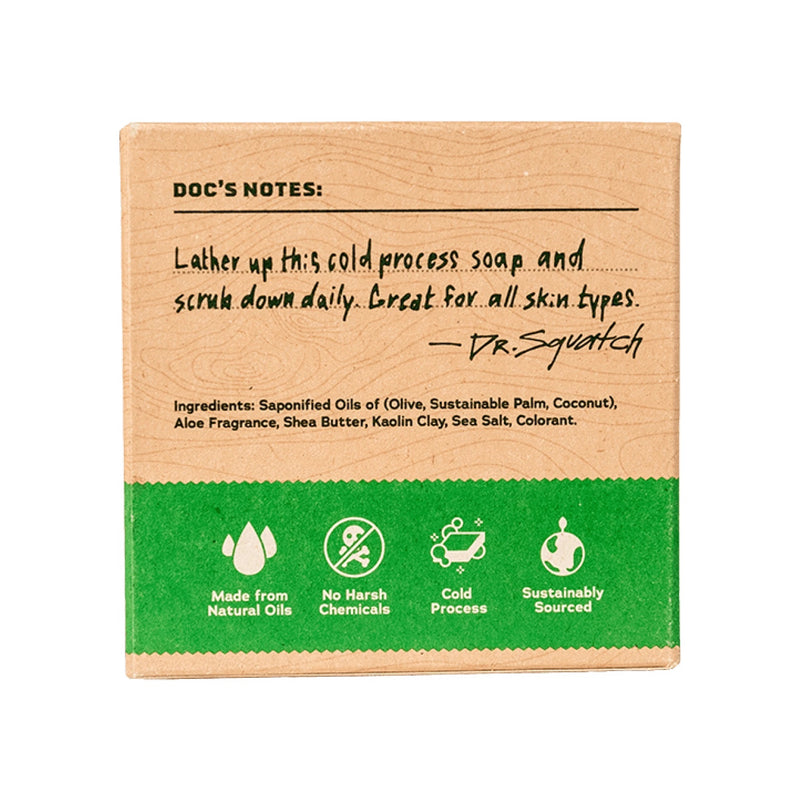 Dr. Squatch Bar Soap, Cool Fresh Aloe