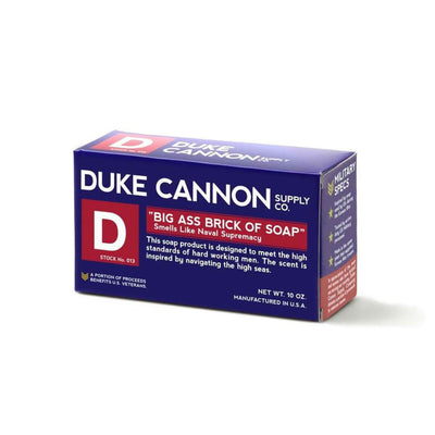 Duke Cannon Big Ass Brick of Soap Blue Bar, Made in USA