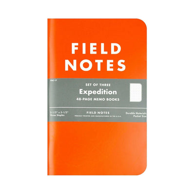 Field Notes Expedition Edition 3-Pack, Made in USA