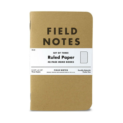 Field Notes Original 3-Pack, Made in USA