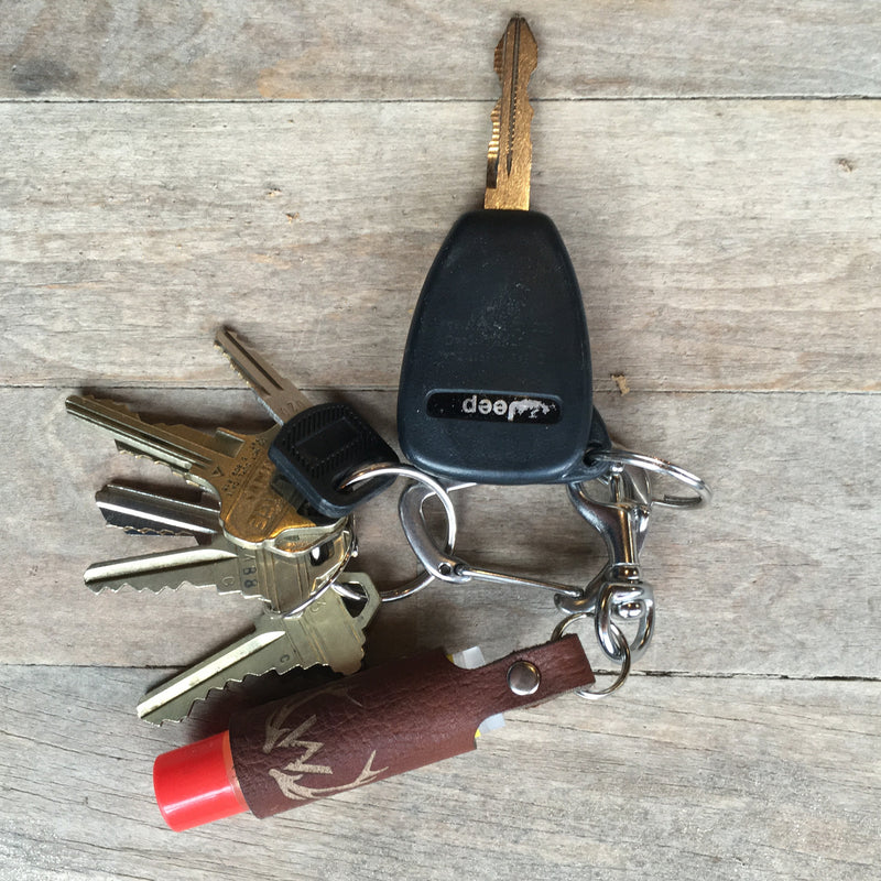 Bison Leather Lip Balm Holster | Made in America
