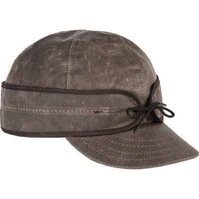 Stormy Kromer Waxed Cotton Cap Dark Oak | Made in America
